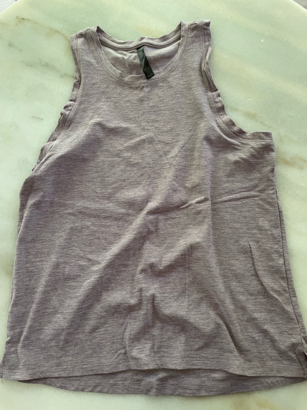 Kyodan Sleeveless Heathered Lavender Tank Top size S